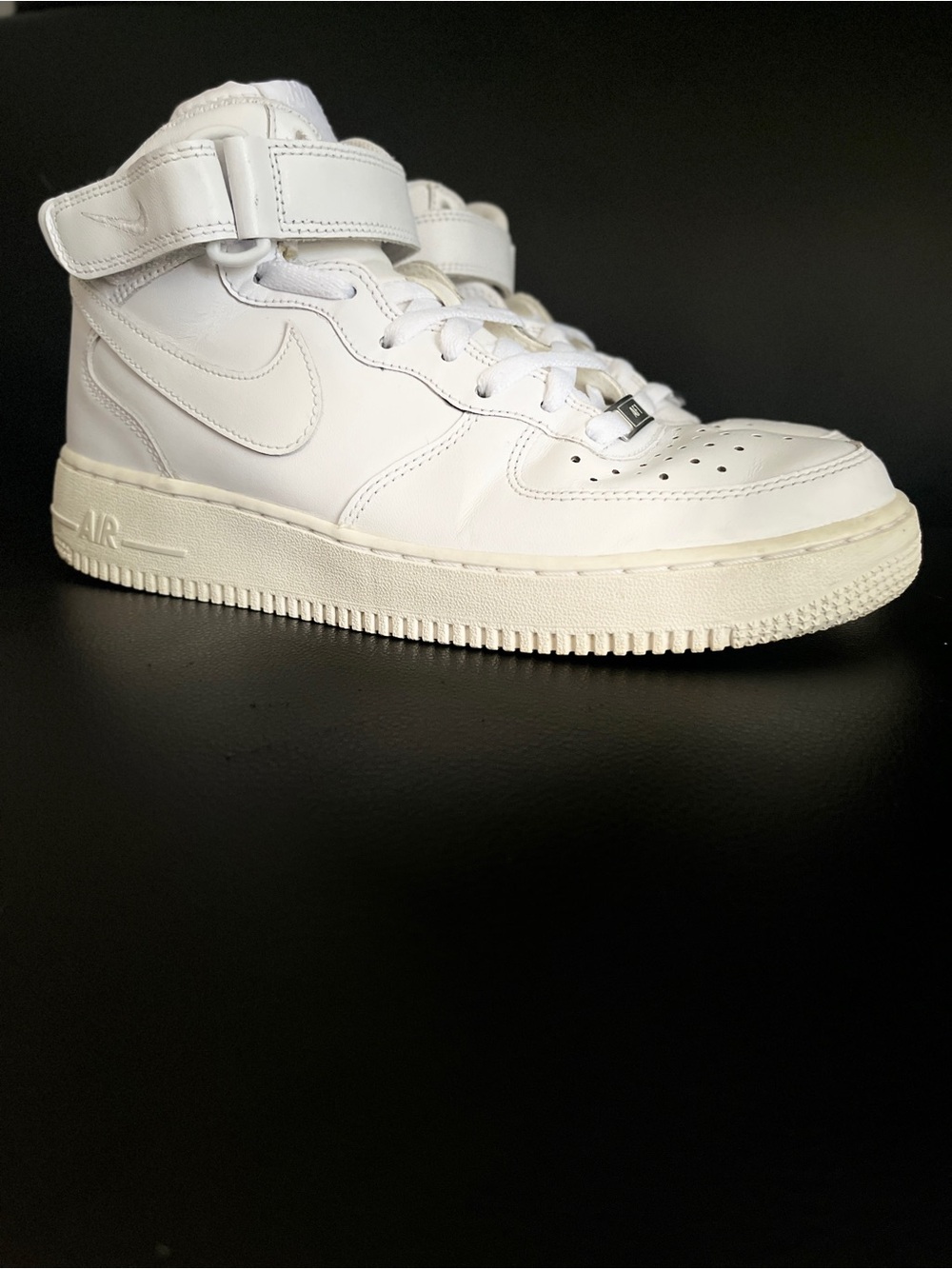 Nike Air Force 1 Mid ‘07 Triple White AF1 Shoes - Men’s 8